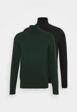 Pier One Hombre 2 PACK - Jersey De Punto - Black/dark Green 12 Pier One Hombre 2 PACK - Jersey De Punto - Black/dark Green -Pier One Tienda 903218958e2e432c9ae54008d290ccf6