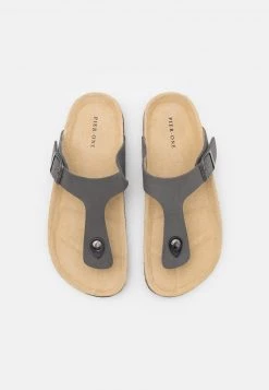 Pier One Unisexo UNISEX - Sandalias De Dedo - Grey -Pier One Tienda 915737e911e54b2c9b71fc16584aa271