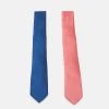 Pier One Hombre 2 PACK - Corbata - Blue/pink