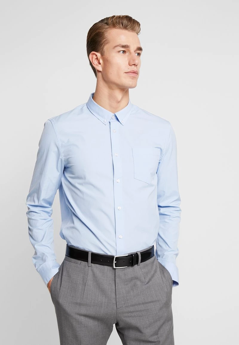 Pier One Hombre 2 PACK - Camisa Elegante - White/light Blue 4 Pier One Hombre 2 PACK - Camisa Elegante - White/light Blue - Imagen 2