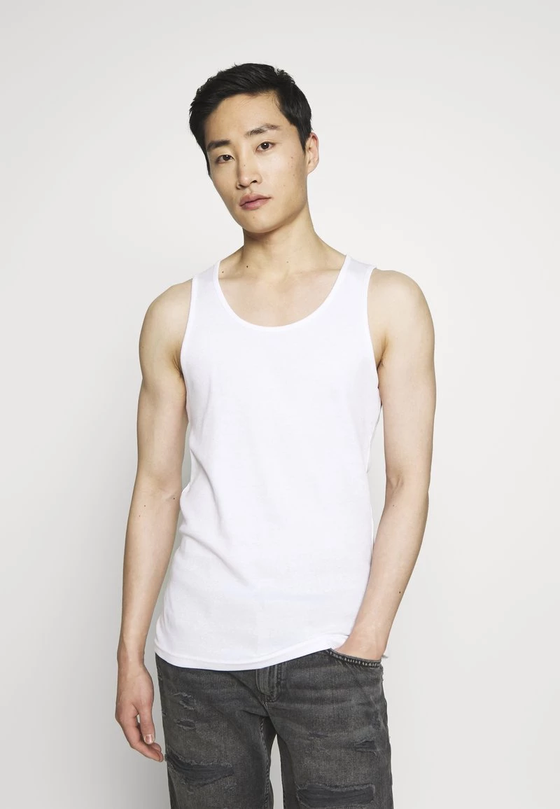 Pier One Hombre 3 PACK - Top - White/black 8 Pier One Hombre 3 PACK - Top - White/black - Imagen 6