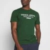 Pier One Hombre OSAKA TEE - Camiseta Estampada - Green