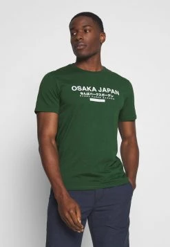 Pier One Hombre OSAKA TEE - Camiseta Estampada - Green
