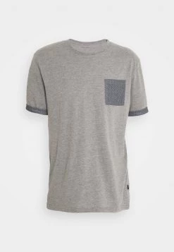Pier One Camiseta Estampada - Mottled Grey, Hombre -Pier One Tienda 9a35c5ff99f64e13a7482786d777b08c