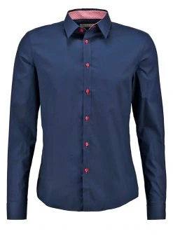Pier One Hombre Camisa - Dark Blue/red -Pier One Tienda 9b8be06526f7479ca5886010560f8d17