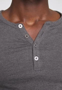 Pier One Hombre Camiseta De Manga Larga - Dark Grey Melange -Pier One Tienda 9fa0bd08b6f44f73b85559e4ea2fd5b9