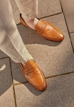 Pier One Hombre LEATHER - Mocasines - Camel -Pier One Tienda a1661a106dc64da4af6b20fd9cb5b782