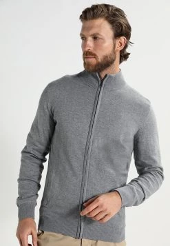 Pier One Chaqueta De Punto - Grey, Hombre