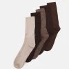 Pier One Hombre 5 PACK - Calcetines - Brown