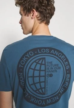 Pier One Hombre Camiseta Estampada - Blue -Pier One Tienda a4c920d0a92d47a3b9541a79e5c59122