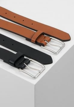 Pier One Hombre UNISEX 2 PACK - Cinturón - Black/cognac -Pier One Tienda a7d48eb6a19841c2aae20ed8cfc57e14