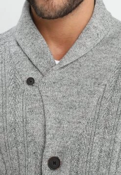 Pier One Chaqueta De Punto - Mottled Dark Grey, Hombre -Pier One Tienda a81bf8b9d0cc4071ae6e5334e2ae0b0e