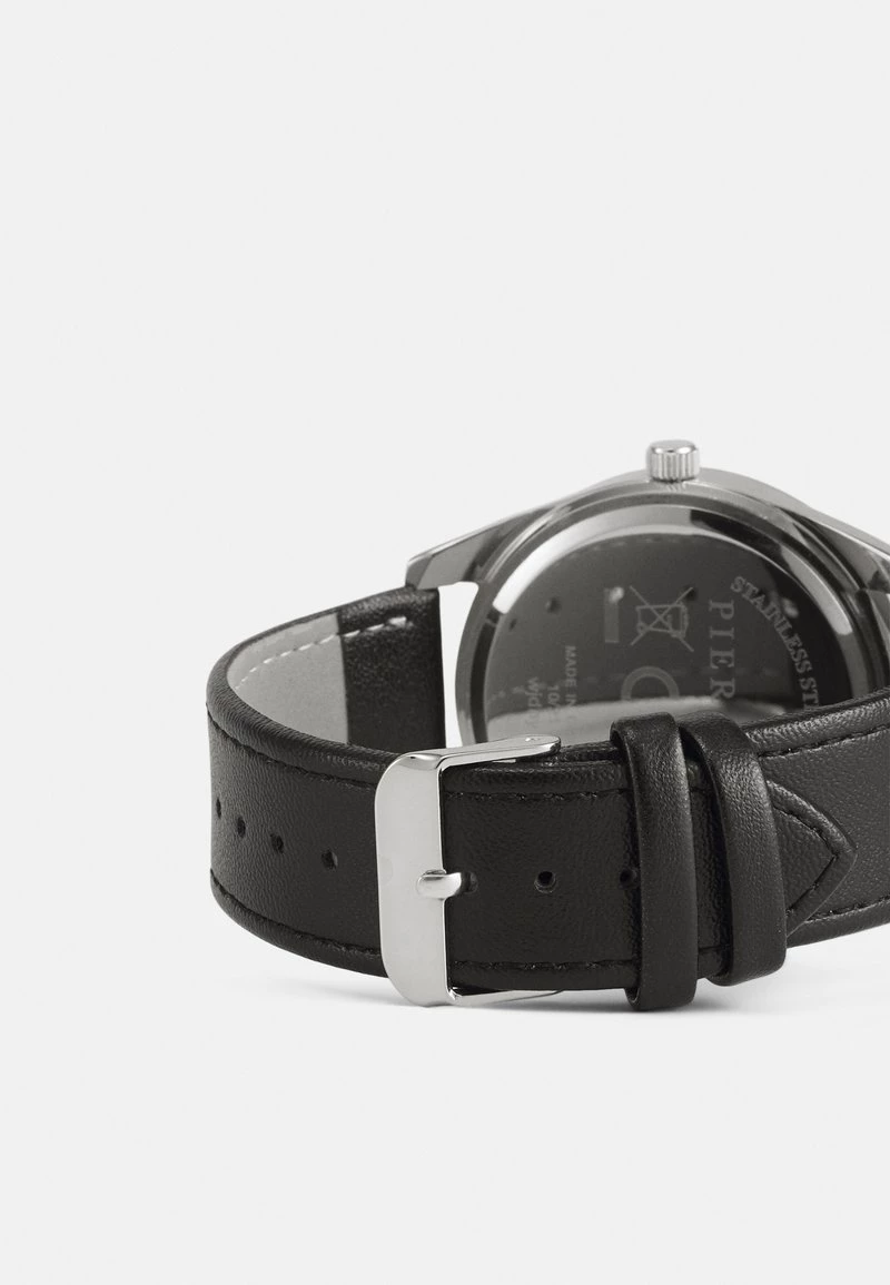 Pier One Unisexo Reloj - Black/silvercoloured 4 Pier One Unisexo Reloj - Black/silvercoloured - Imagen 2