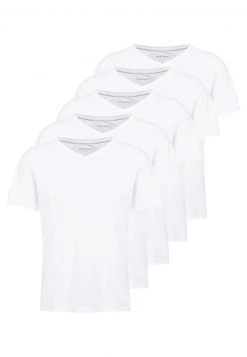 Pier One Hombre 5 PACK - Camiseta Básica - White -Pier One Tienda aaec20eea5684fdcadc437e90f270976