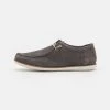 Pier One LEATHER - Zapatos Con Cordones - Grey, Hombre -Pier One Tienda abf7d713af7a419490e8ae8db780c1e2
