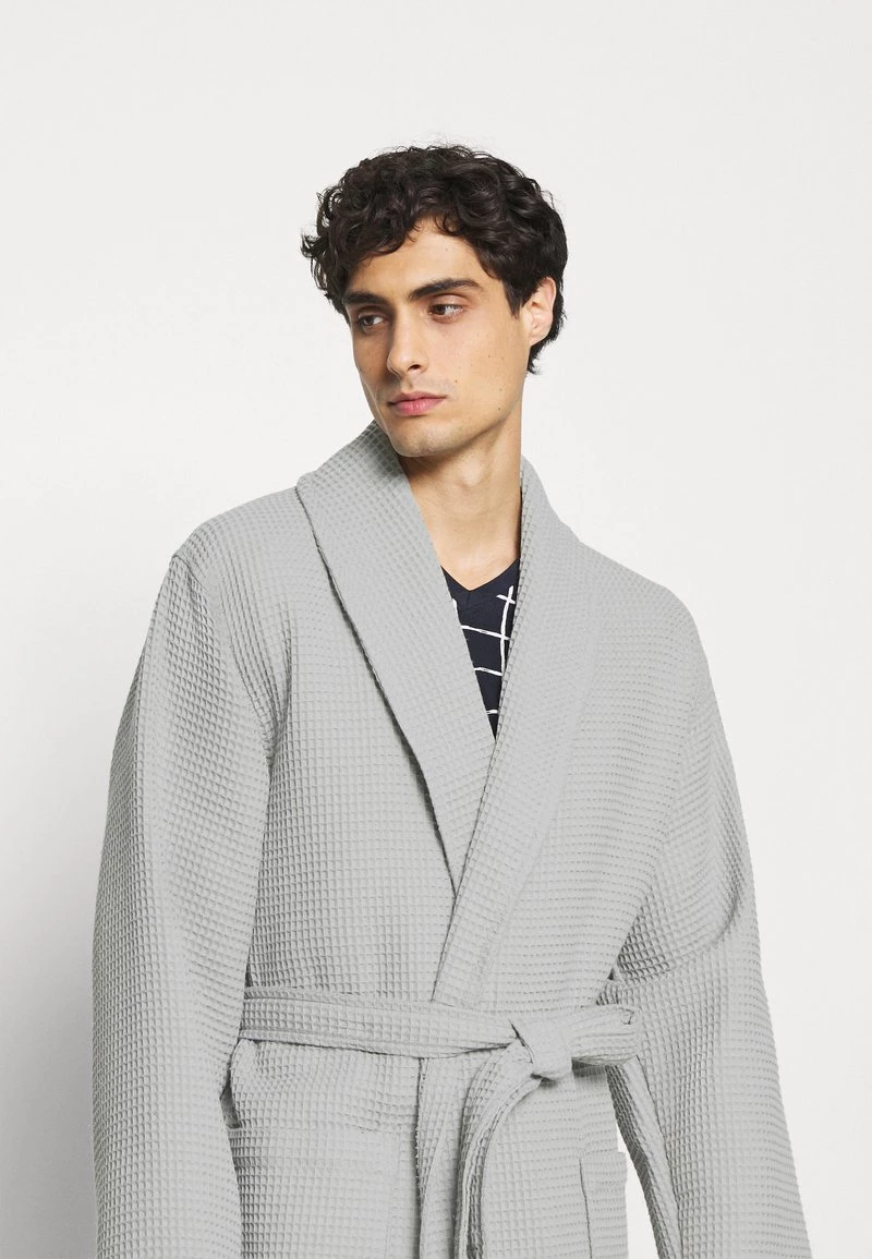 Pier One Hombre Albornoz - Light Grey 7 Pier One Hombre Albornoz - Light Grey - Imagen 5