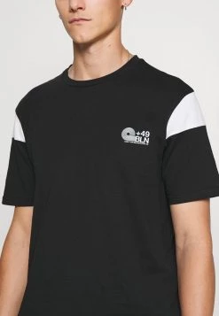 Pier One Hombre SLEEVE BLOCK NEW - Camiseta Estampada - Black/white -Pier One Tienda afd43463c12e456c8d0d4bec1e7e6858