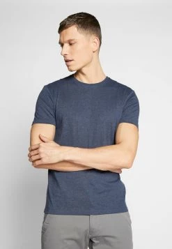 Pier One Hombre 3 PACK - Camiseta Básica - Mottled Bordeaux/white/blue -Pier One Tienda b0f4df1c7ed14c979e200d7370652c13