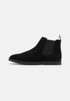 Pier One Hombre LEATHER - Botines - Black