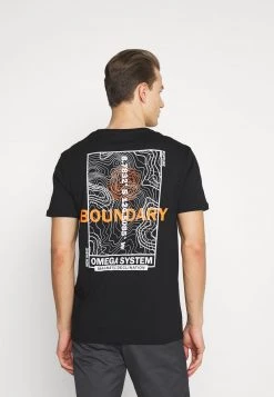 Pier One Hombre Camiseta Estampada - Black