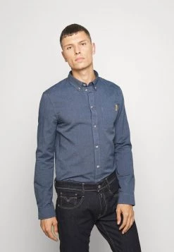 Pier One Hombre Camisa - Dark Blue -Pier One Tienda b365f4eef4f845c2ab9cbdaf1b815d53