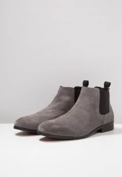 Pier One Hombre LEATHER - Botines - Dark Gray -Pier One Tienda b5034055d7244b5dacdae43d72534993