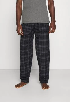 Pier One Hombre Pantalón De Pijama - Black/blue