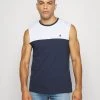 Pier One Hombre EMBRO TANK BLOCK - Top - White -Pier One Tienda b790c56fbf73461d9684a39b73707d74