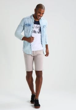 Pier One Hombre Camiseta Estampada - Navy/white -Pier One Tienda b7ce334886f5407db7c7ba495eb42735