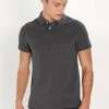 Pier One Polo - Dark Grey Melange, Hombre