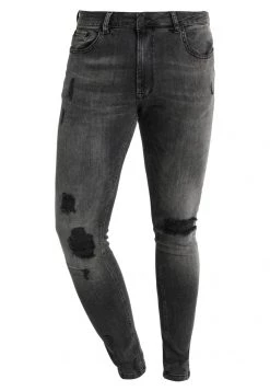 Pier One Hombre Vaqueros Pitillo - Black Denim -Pier One Tienda bc7aeb8a629541279196d8ff2c547dd0