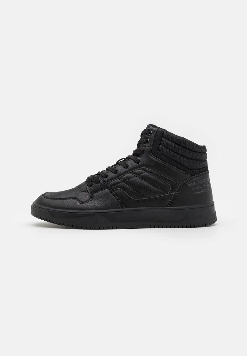 Pier One Hombre LEATHER - Zapatillas Altas - Black 3 Pier One Hombre LEATHER - Zapatillas Altas - Black