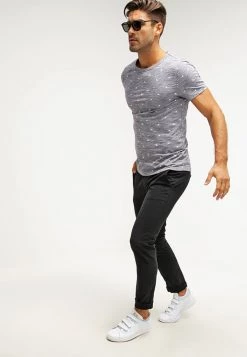 Pier One Hombre Camiseta Estampada - Dark Blue Melange -Pier One Tienda c008ed7b8a4146819446b6b4d2b29de7