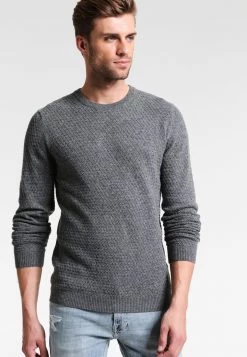 Pier One Hombre Jersey De Punto - Mottled Grey