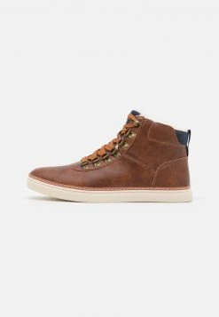 Pier One Hombre Botines Con Cordones - Cognac