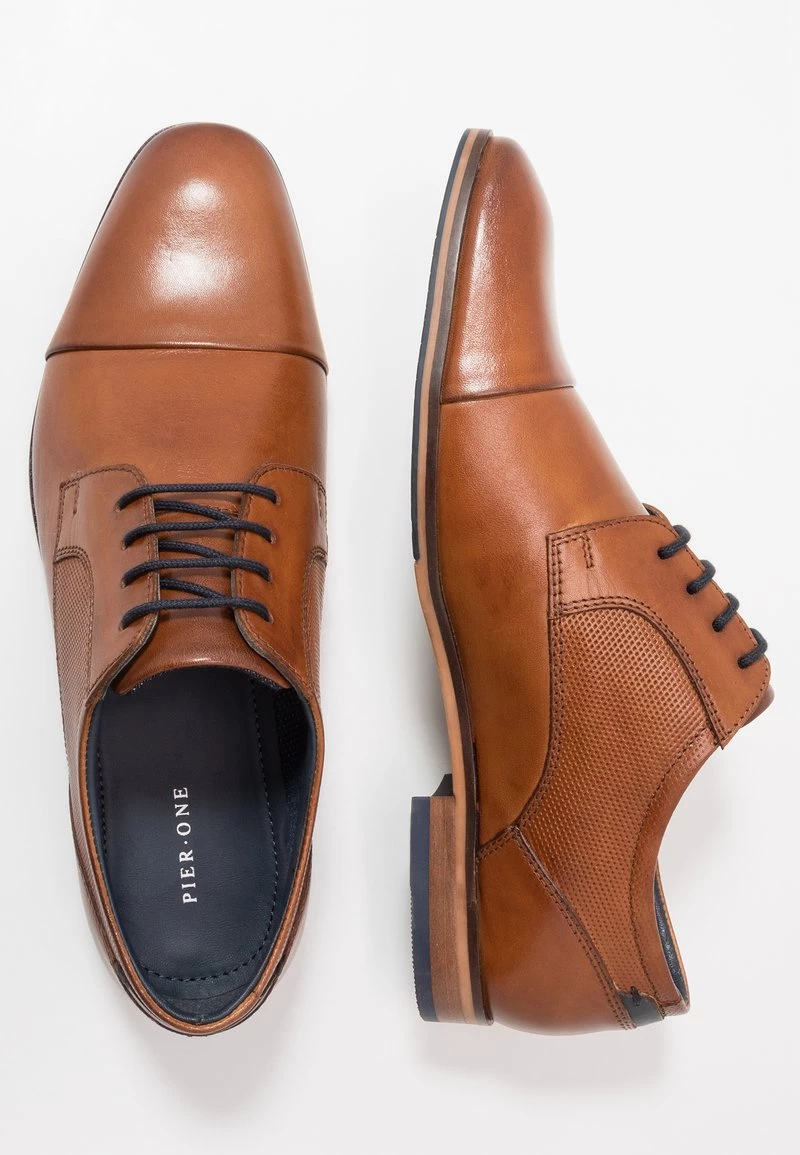 Pier One Hombre Zapatos Con Cordones - Cognac 4 Pier One Hombre Zapatos Con Cordones - Cognac - Imagen 2