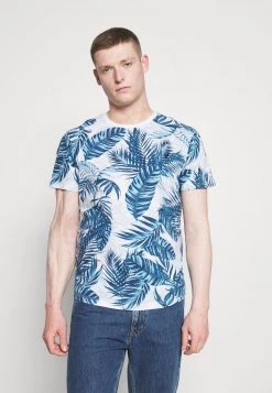 Pier One Hombre Camiseta Estampada - White