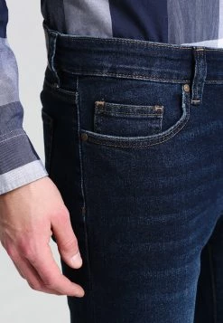 Pier One Hombre BASIC - Vaqueros Rectos - Dark Blue Denim -Pier One Tienda cab4c5a817d8404784a40aa6e7e7d551