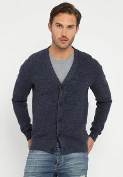 Pier One Hombre Chaqueta De Punto - Mottled Blue
