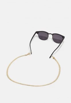 Pier One Unisexo GLASSES MASK CHAIN UNISEX - Collar - Gold-coloured