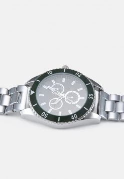 Pier One Unisexo UNISEX - Reloj - Silver-coloured/green -Pier One Tienda cd939269d4a648bcae4e5d43b23c8847