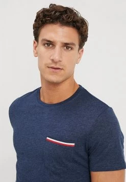 Pier One Camiseta Básica - Mottled Dark Blue, Hombre -Pier One Tienda cf0b128f23eb42d29f229a8b186e6078