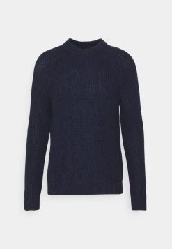 Pier One CHUNKY MOCKNECK JUMPER - Jersey De Punto - Dark Blue, Hombre -Pier One Tienda cffe32b625634939a56fd0c6fcfd236c
