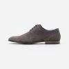 Pier One LEATHER - Zapatos Con Cordones - Grey, Hombre