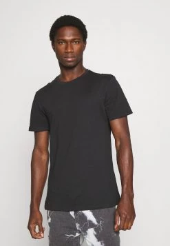 Pier One Hombre 3 PACK - Camiseta Básica - Black/mottled Dark Grey/bordeaux -Pier One Tienda d09d40cb336d40a1a4f7d8ffcc823842