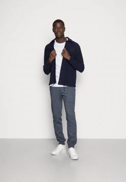 Pier One 3 PACK - Camiseta Básica - White/black/light Grey, Hombre