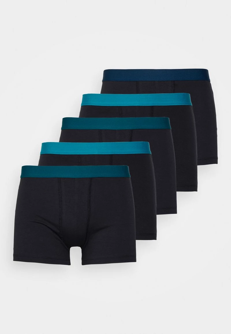 Pier One Hombre 3 PACK - Culotte - Black/teal/blue 7 Pier One Hombre 3 PACK - Culotte - Black/teal/blue - Imagen 5