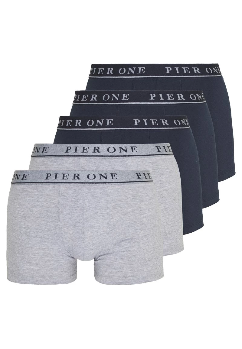 Pier One Hombre 5 PACK - Culotte - Dark Blue/mottled Grey 6 Pier One Hombre 5 PACK - Culotte - Dark Blue/mottled Grey - Imagen 4