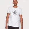 Pier One Camiseta Estampada - White, Hombre