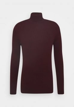 Pier One MUSCLE FIT TURTLE - Jersey De Punto - Mottled Bordeaux, Hombre -Pier One Tienda d6bb26cd2a7941d69a2388e64193126d
